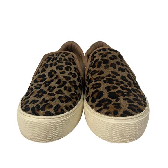 UGG Jass Platform Sneakers Leopard Cheetah Print Slip On Shoes Women's Size 7 - Picture 6 of 15